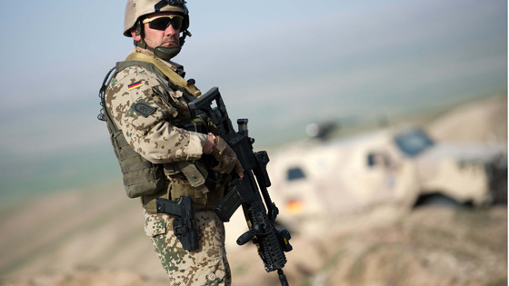 Bundeswehrsoldat in Afghanistan - dpa