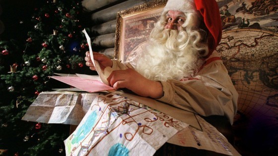 Weihnachtsmanndarsteller in Finnland, Foto: dpa / Martti Kainulainen